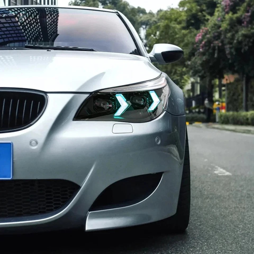 NTXGlow RGB LED Headlights (2005-2010 BMW 5-Series E60, 525i, 530i, 540i)