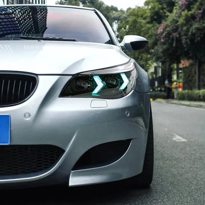 NTXGlow RGB LED Headlights (2005-2010 BMW 5-Series E60, 525i, 530i, 540i)