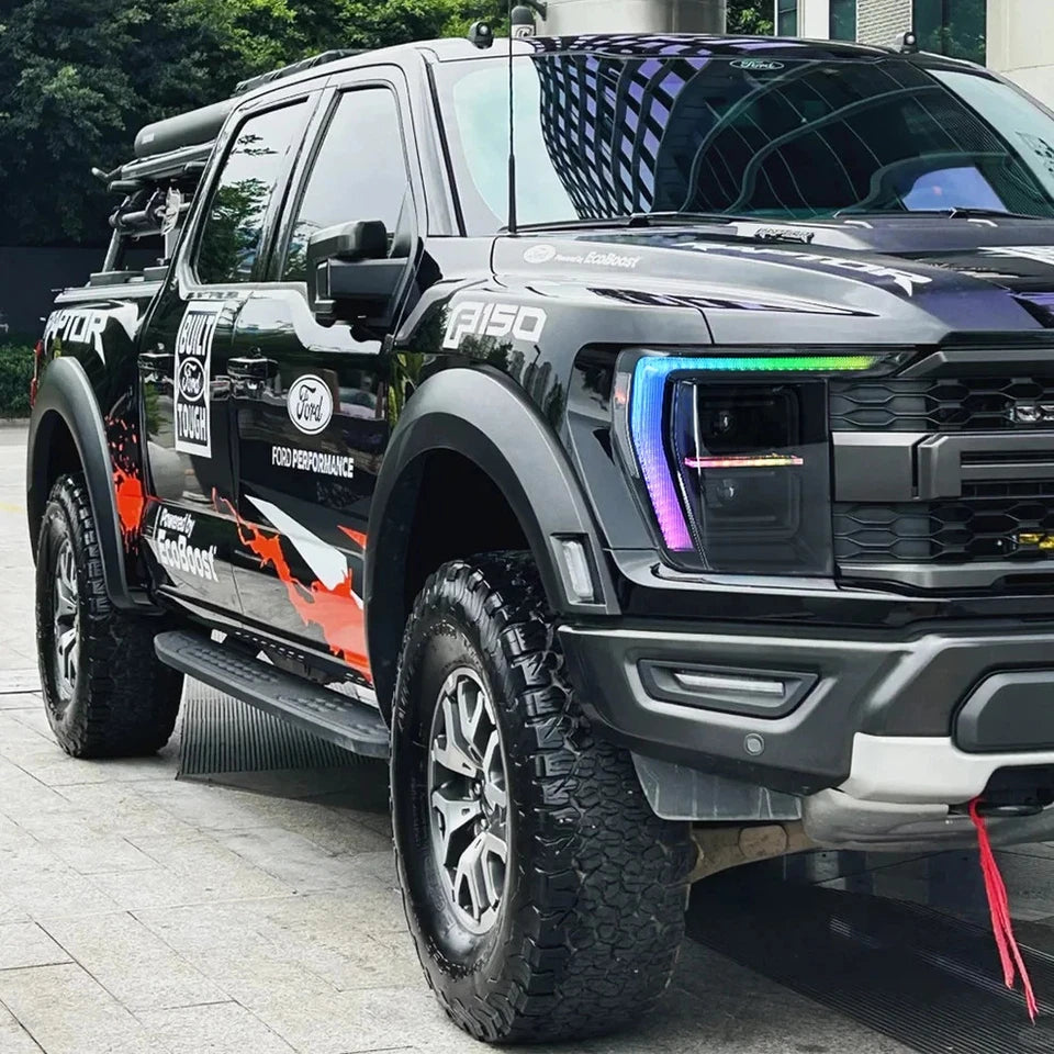 NTXGlow Halogen Version RGB Headlights (2021-2024 Ford F-150 P702 14th Gen)