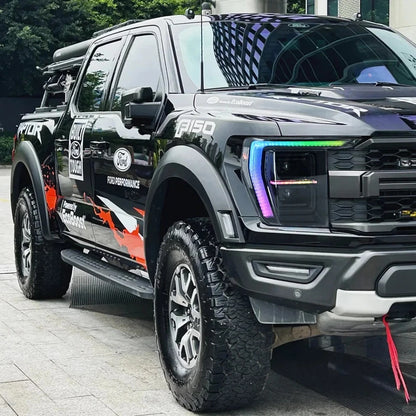 NTXGlow Halogen Version RGB Headlights (2021-2024 Ford F-150 P702 14th Gen)