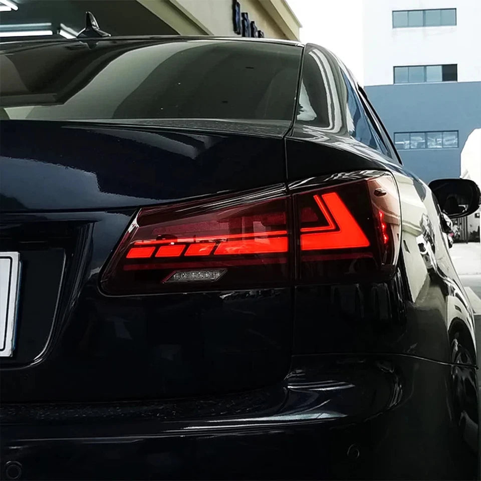 NTXGlow Red LED Tail Lights (2006-2012 Lexus IS250, IS350, IS F)