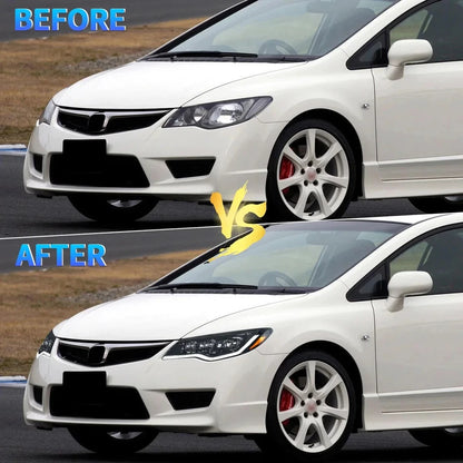 NTXGlow LED Headlights 2006-2012 Honda Civic FD1, FD2 Type-R (LHD)