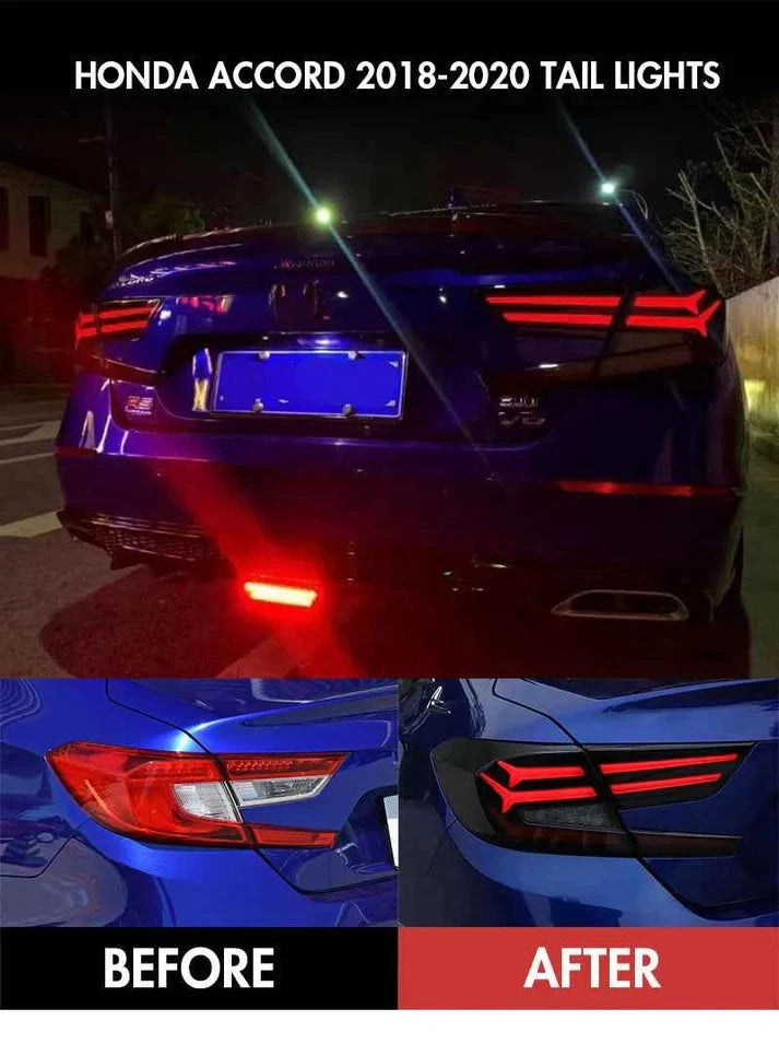 NTXGlow Smoked LED Tail Lights (2018-2021 Honda Accord 10th Gen)