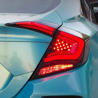 NTXGlow Smoked Red LED Tail Lights (2016-2021 Honda Civic 10th)