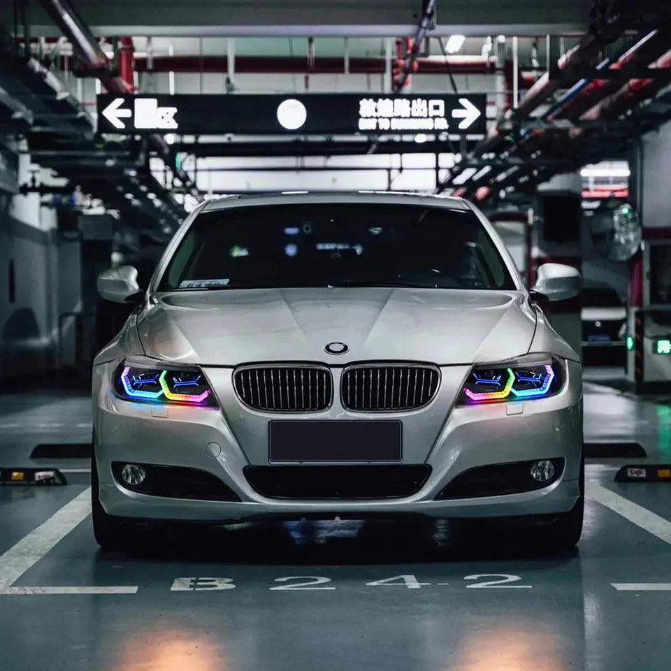 NTXGlow RGB Xenon Headlights (2009-2012 BMW 3-Series E90 E91 320i 323i 325 330 335)