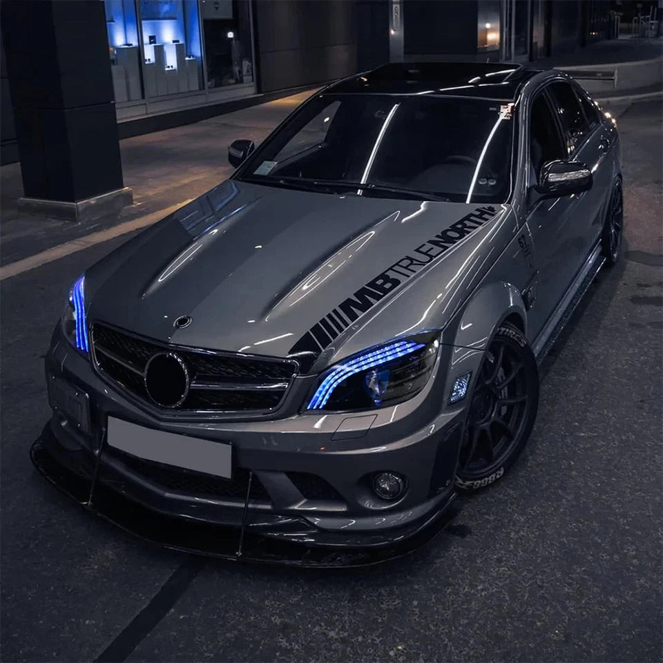 NTXGlow LED Headlights 2008-2011 Mercedes-Benz C-Class W204 (Halogen Version)