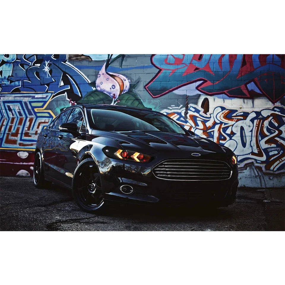 NTXGlow Demon Eye Halogen Headlights (2013-2016 Ford Fusion & Mondeo)