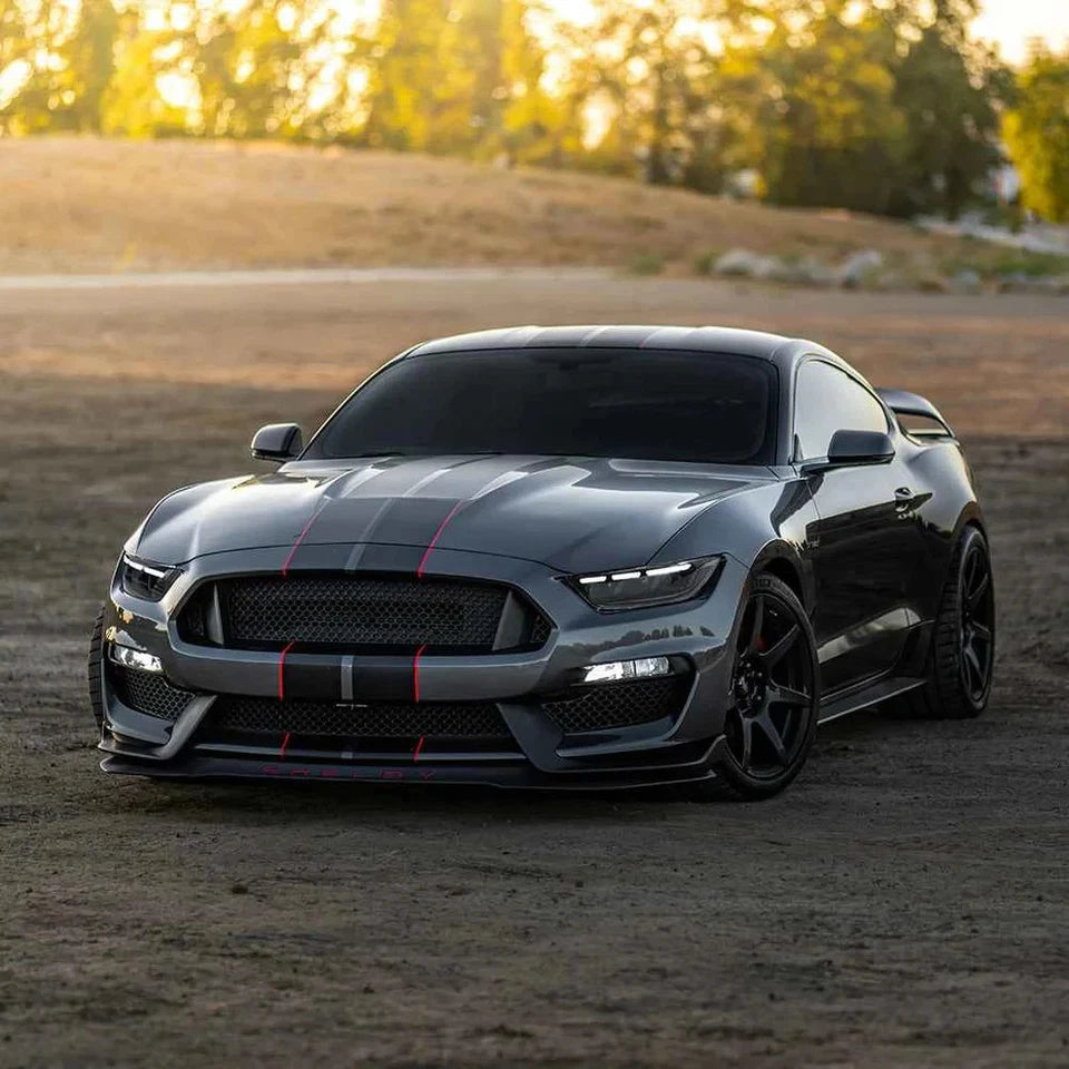 NTXGlow Carbon Fiber LED Headlights (2015-2017 Ford Mustang S550)