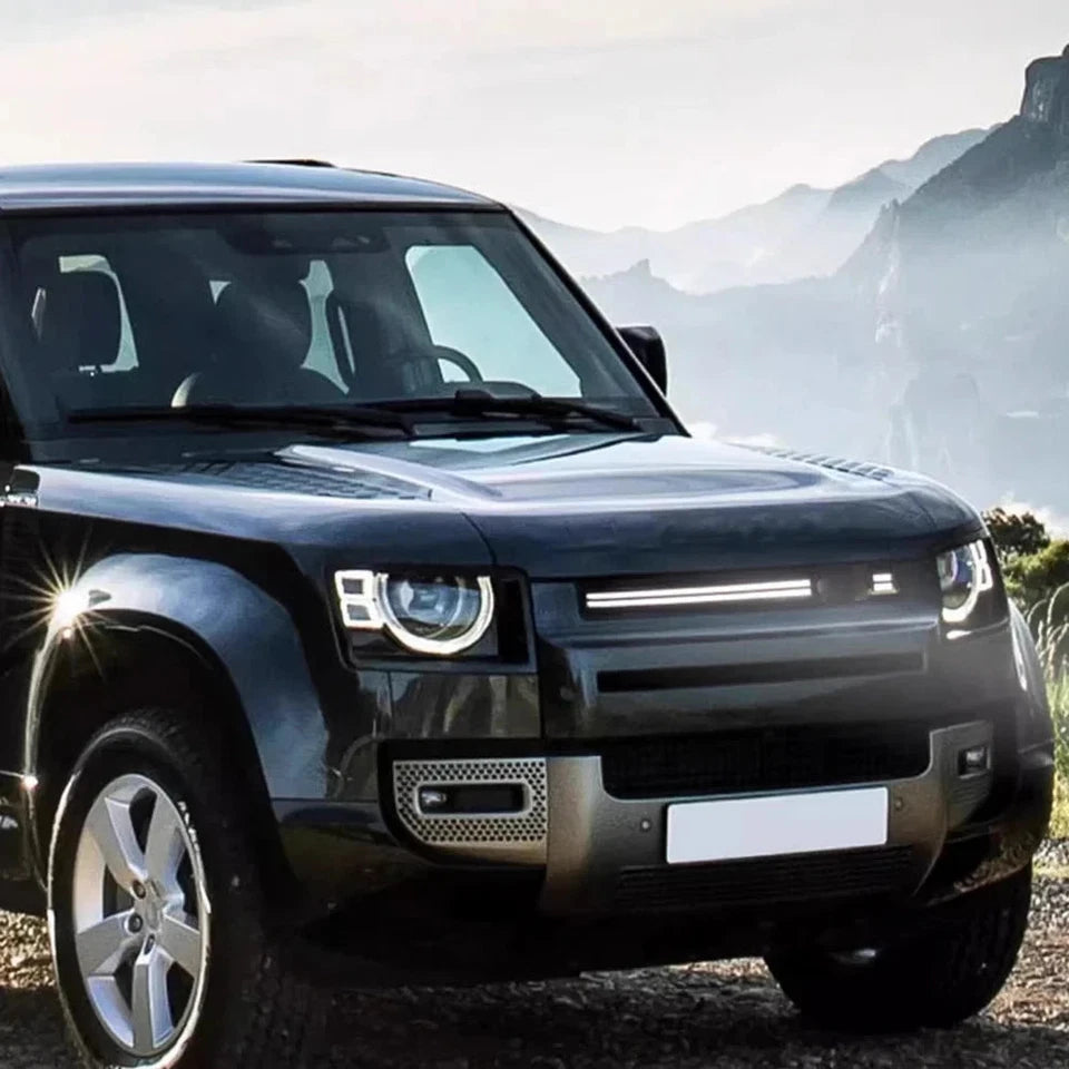 NTXGlow Front Grille Trim LED DRL Strip Light Black (2020-25 Land Rover Defender 90 110)