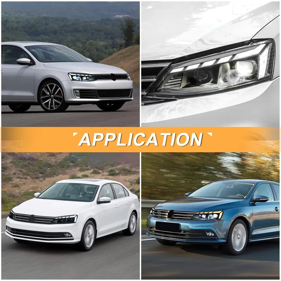 NTXGlow Start-up Animation LED Headlights (2012-18 Volkswagen Jetta MK6)