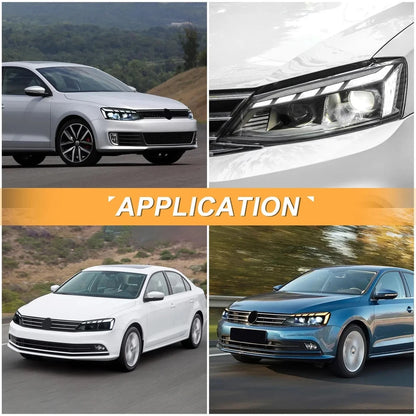 NTXGlow Start-up Animation LED Headlights (2012-18 Volkswagen Jetta MK6)