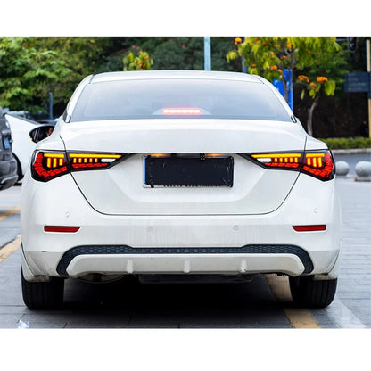 NTXGlow Red LED Tail Lights (2019-2021 Nissan Sylphy Sentra Pulsar)