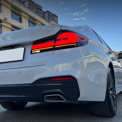 NTXGlow Smoked OLED GTS Tail Lights (2018-2022 BMW 5-Series G30, G38)