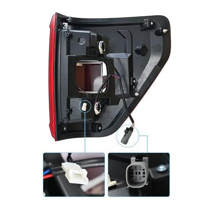 NTXGlow Left Side LED Tail Light with Blind Spot (2021-2023 Ford F-150 XLT)