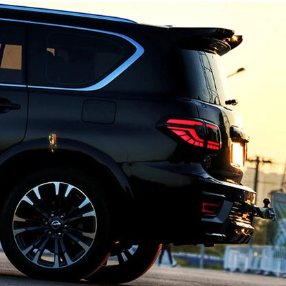 NTXGlow Start-Up Animation Smoked LED Tail Lights (2017-2020 Nissan Patrol Y62)