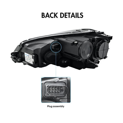 NTXGlow LED Headlights 2013-18 Volkswagen Golf MK7 (Laser Version)