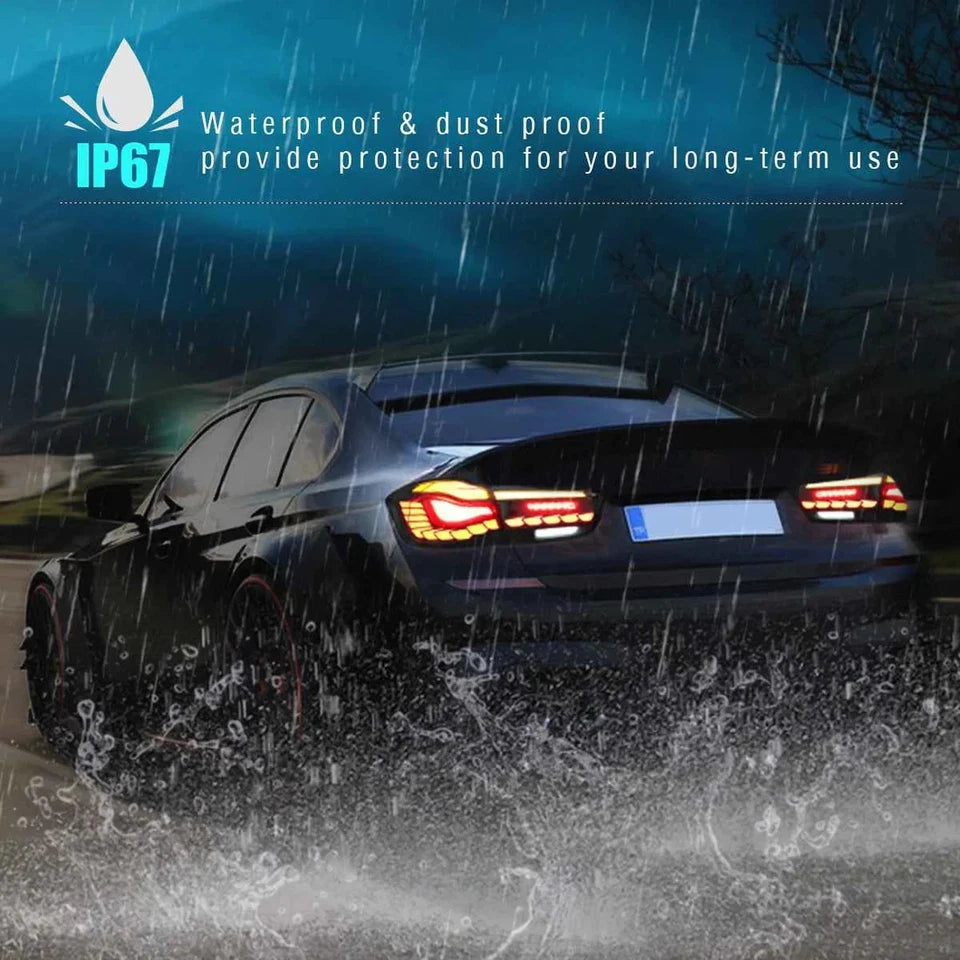 NTXGlow Smoked LED Tail Lights (2013-2018 BMW 3-Series F30, F35, F80)