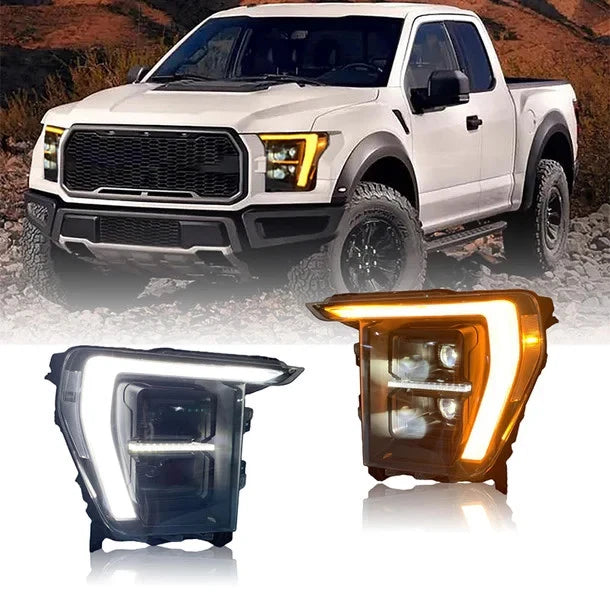 NTXGlow LED Headlights (2015-17 Ford F-150 & 2015-20 Raptor)