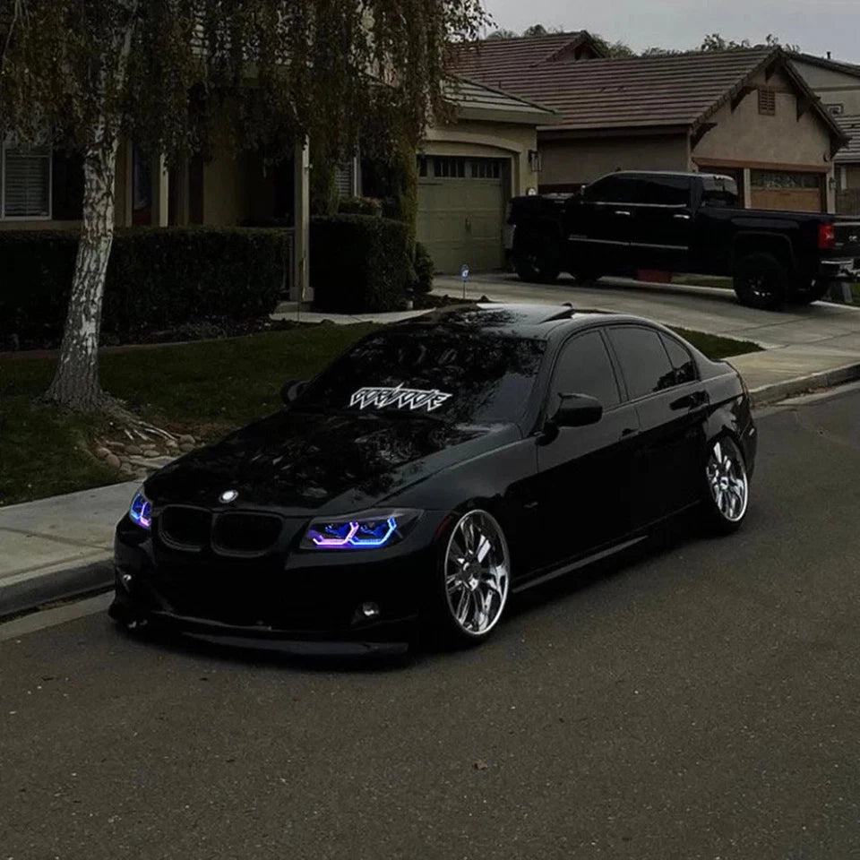 NTXGlow RGB Halogen Headlights (2009-12 BMW 3-Series E90 E91 320i 323i 325 330 335)