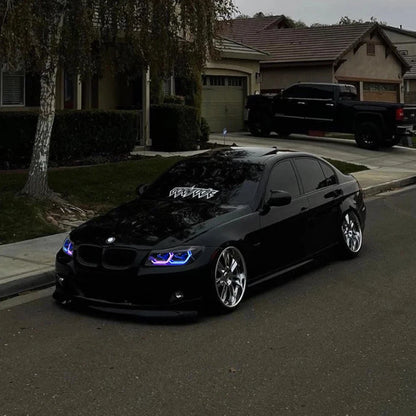 NTXGlow RGB Halogen Headlights (2009-12 BMW 3-Series E90 E91 320i 323i 325 330 335)