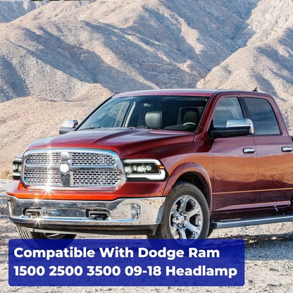 NTXGlow LED Headlights (2009-18 Dodge Ram 1500 & 2013-18 Ram 2500)