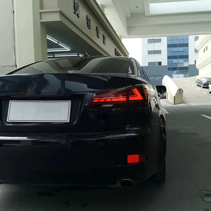 NTXGlow Red LED Tail Lights (2006-2012 Lexus IS250, IS350, IS F)
