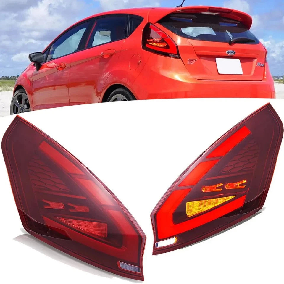 NTXGlow Red LED Tail Lights (2008-2019 Ford Fiesta Hatchback SE & ST)