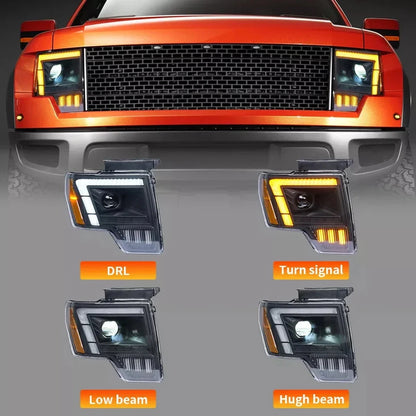 NTXGlow LED Headlights (2009-2014 Ford F-150)