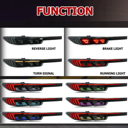 NTXGlow RGB Tail Lights (2025 Toyota Camry XLE, XSE, LE, LEV 9th Gen)