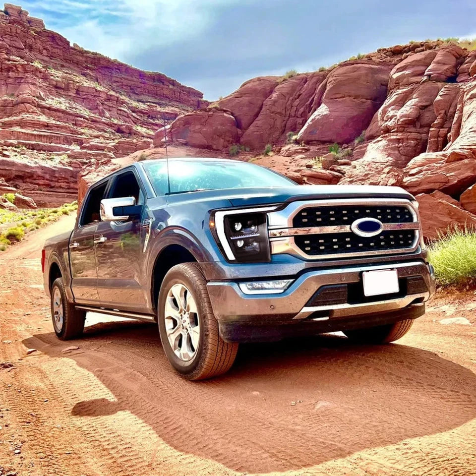 NTXGlow Mid-Range LED Version Headlights (2021-2024 Ford F-150 P702 14th Gen)