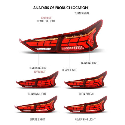 NTXGlow Start-Up Animation Red LED Tail Lights (2019-21 Nissan Altima)