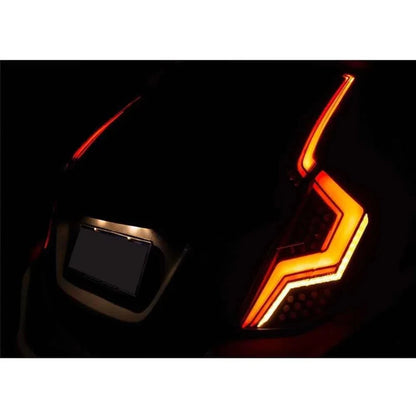 NTXGlow Smoked LED Tail Lights with Start-up Animation (2014-2018 Honda Jazz)