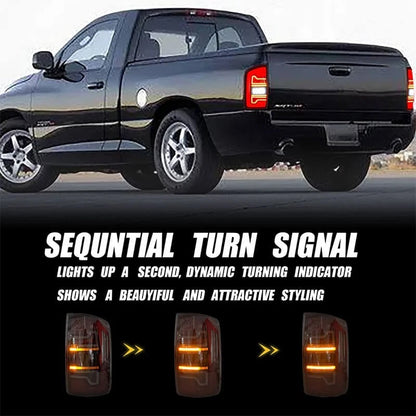 NTXGlow Smoked LED Tail Lights (2007-2008 Dodge Ram 1500, 2500, 3500)