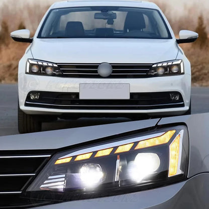 NTXGlow Start-up Animation LED Headlights (2012-18 Volkswagen Jetta MK6)