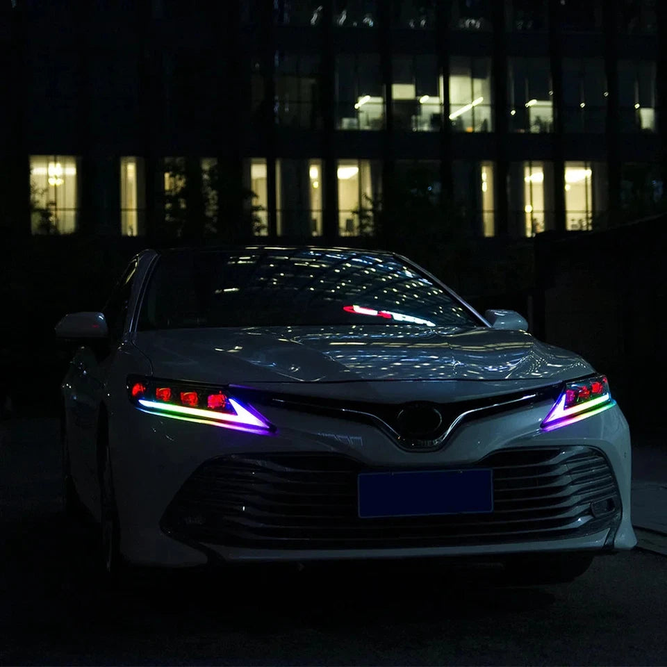 NTXGlow RGB Headlights (2018-2024 Toyota Camry LE, SE, XLE, XSE, TRD)