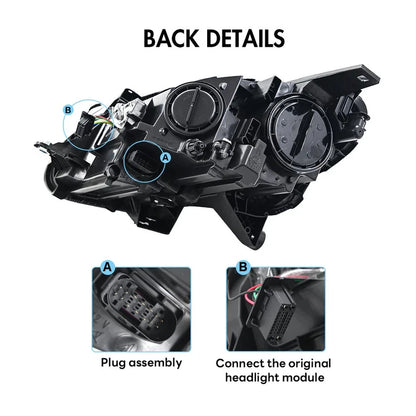 NTXGlow LED Headlights (2010-2017 Mercedes-Benz W251 R-Class)