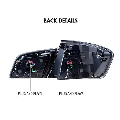 NTXGlow Smoked LED Tail Lights (2011-17 BMW 5-Series F10, F18)