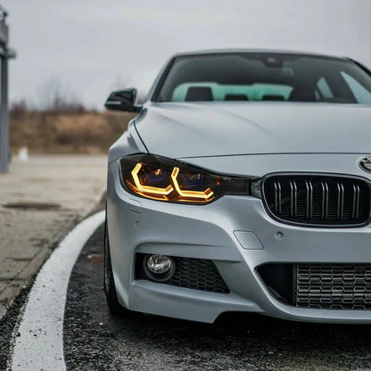 NTXGlow Halogen Projector Headlights (2013-2018 BMW 3-Series F30 F31 328i 335i)