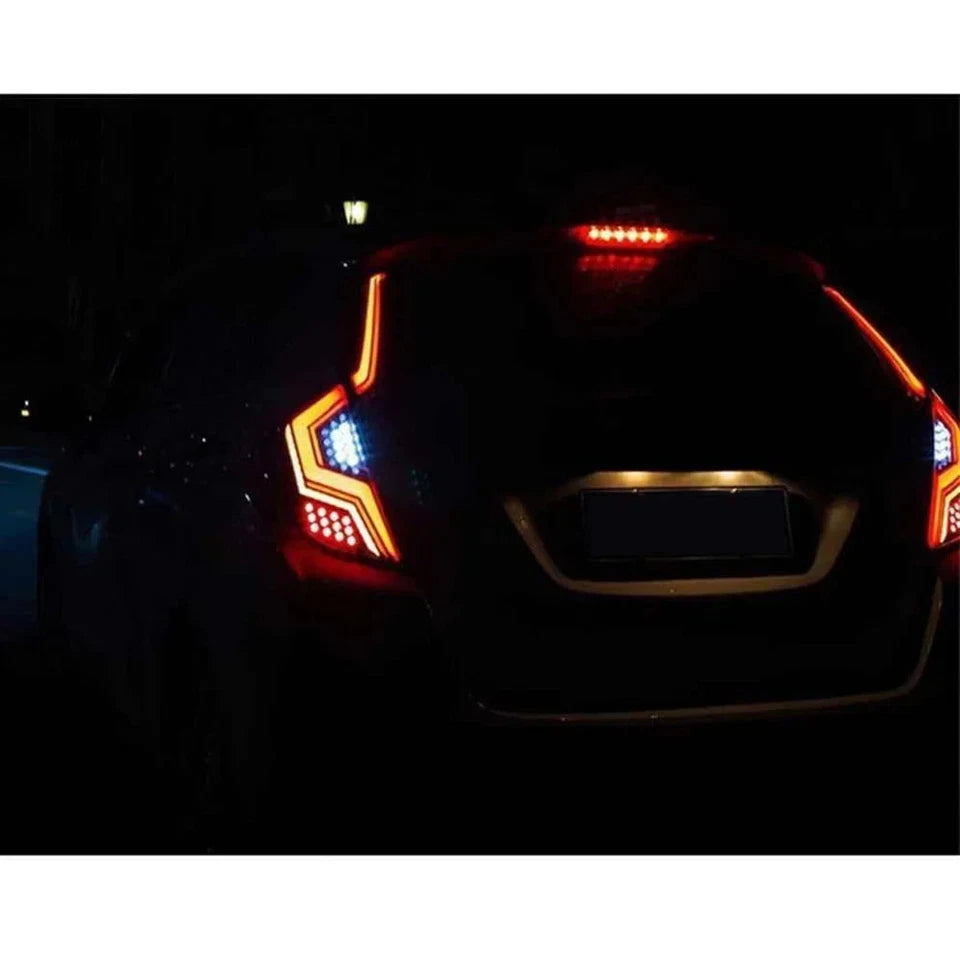 NTXGlow Smoked LED Tail Lights with Start-up Animation (2014-2018 Honda Jazz)