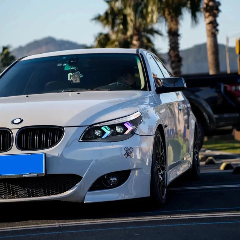 NTXGlow RGB LED Headlights (2005-2010 BMW 5-Series E60, 525i, 530i, 540i)