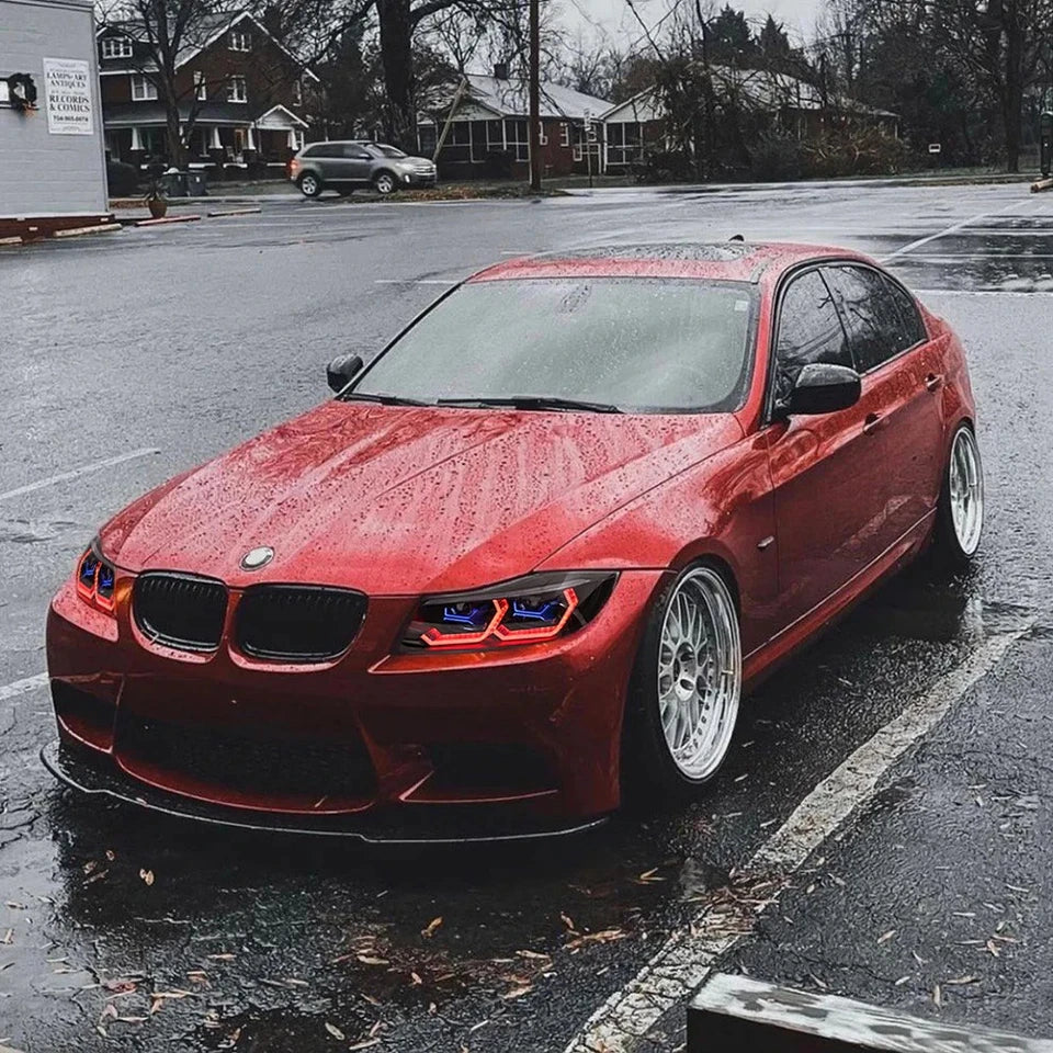 NTXGlow RGB Halogen Headlights (2009-12 BMW 3-Series E90 E91 320i 323i 325 330 335)