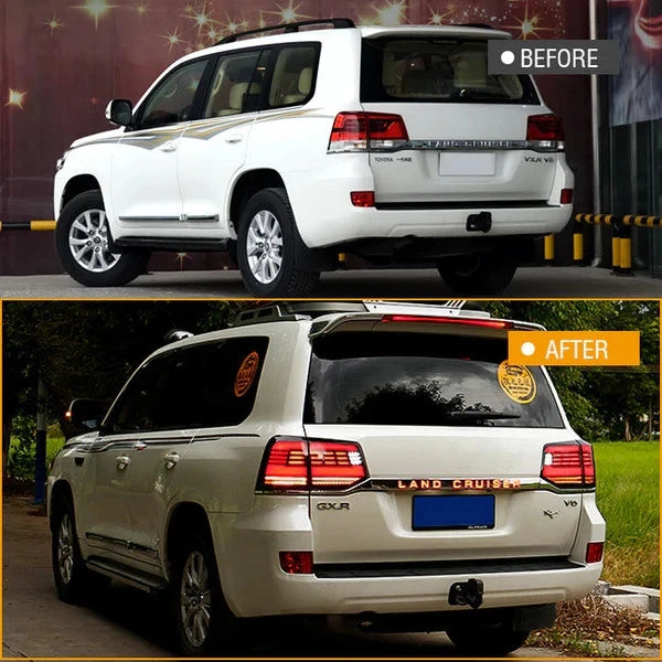 NTXGlow Smoked LED Tail Light (2016-2020 Toyota Land Cruiser)