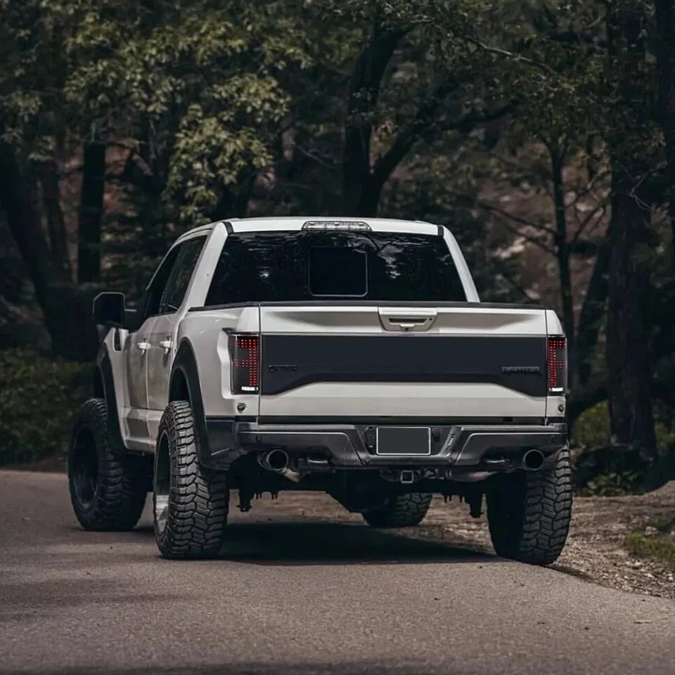 NTXGlow Clear Digital LED Tail Lights (2015-2020 Ford F-150)