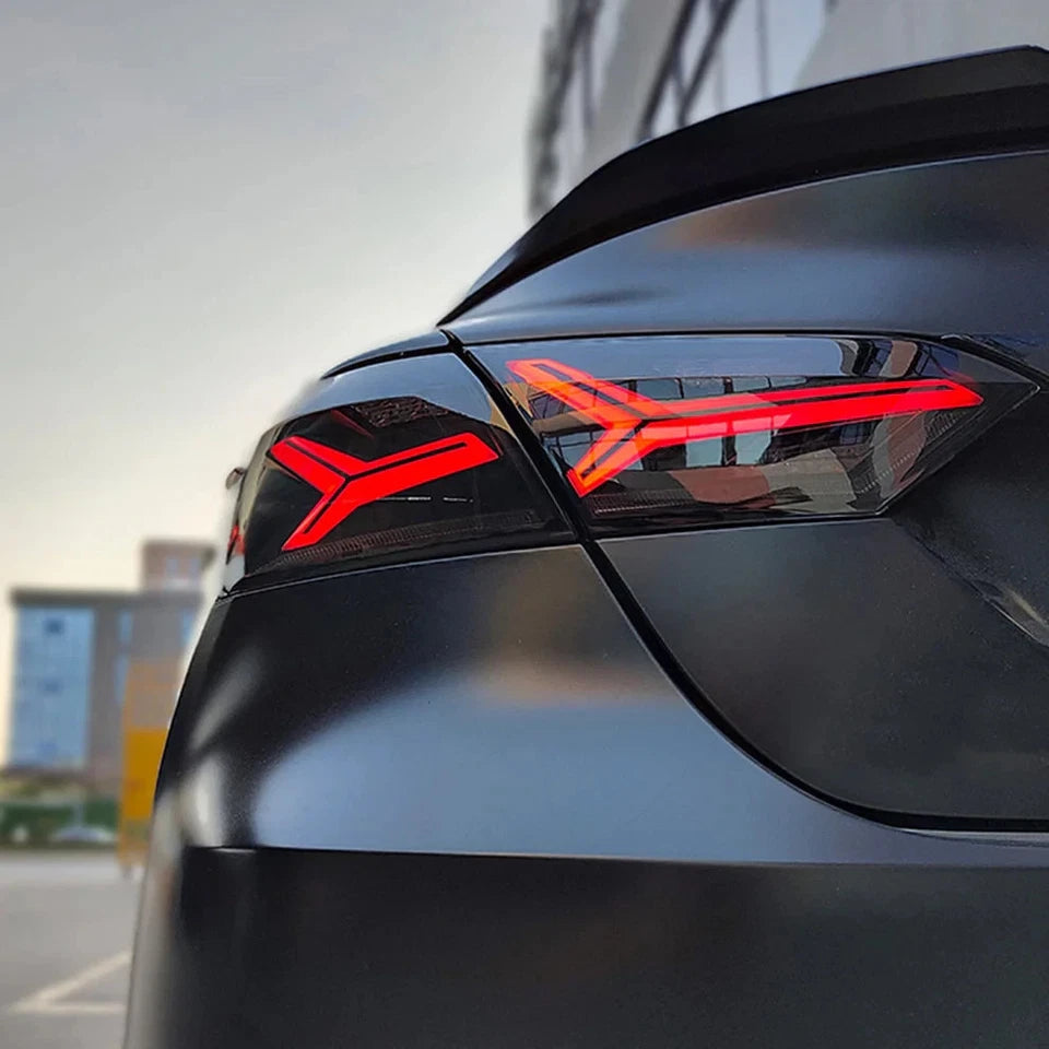 NTXGlow Smoke Tail Lights For (2018-2024 Toyota Camry SE, LE, XSE, XLE, TRD)