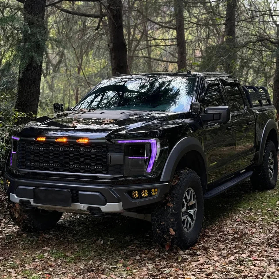 NTXGlow High-Range LED Version RGB Headlights (2021-2024 Ford F-150 P702 14th Gen)