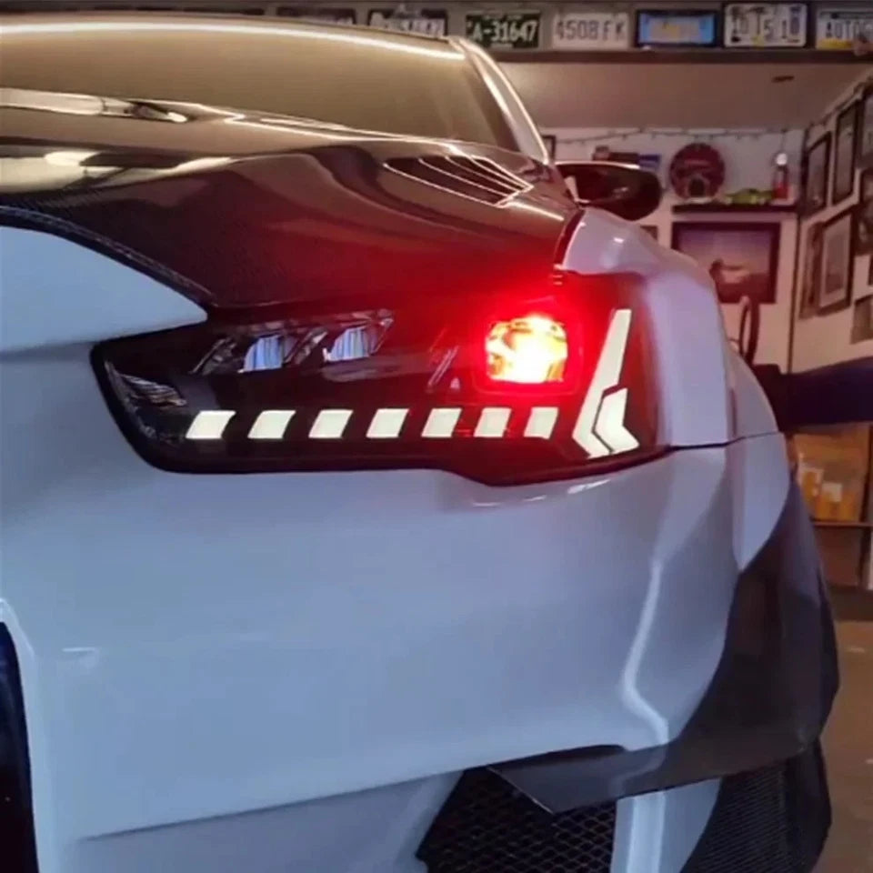 NTXGlow Start-up Animation LED Headlights (2008-UP Mitsubishi Lancer EVO EX)