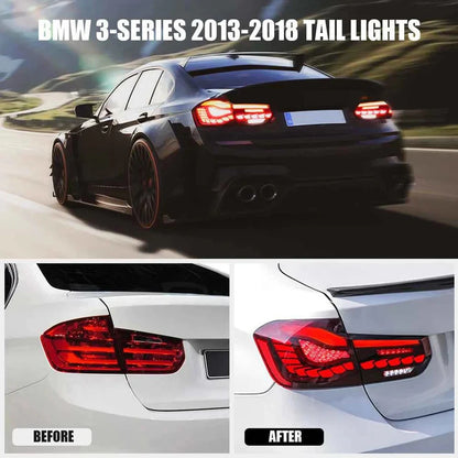 NTXGlow Smoked LED Tail Lights (2013-2018 BMW 3-Series F30, F35, F80)