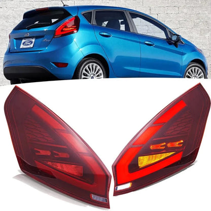 NTXGlow Red LED Tail Lights (2008-2019 Ford Fiesta Hatchback SE & ST)