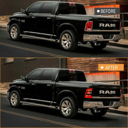 NTXGlow Smoked LED Tail Lights (2009-18 Dodge RAM 1500 & 2013-18 RAM 2500)