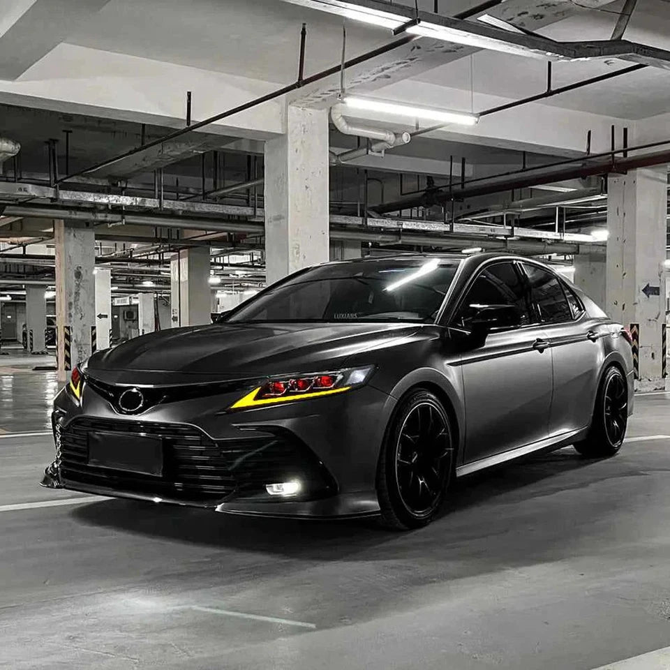 NTXGlow Carbon Fiber LED Headlights (2018-2024 Toyota Camry 8th Gen)